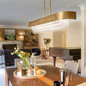 Preview: Elstead Serene LED Pendelleuchte Naturmessing Messing
