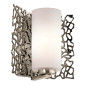 Preview: Elstead Silver Coral Wandleuchte E27 Klassisches Zinn