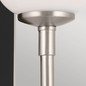 Preview: Elstead Solia Wandleuchte G9 Gebürstetes Nickel und schwarz Opal weiß IP44
