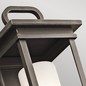 Preview: Elstead South Hope Außen-Wandleuchte E27 45cm Rubinierte Bronze IP44