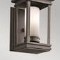 Preview: Elstead South Hope Außen-Wandleuchte E14 30cm Rubinierte Bronze IP44