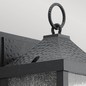 Preview: Elstead Springfield Außen-Wandleuchte E27 34cm alt Schwarz IP44