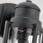 Preview: Elstead Suri Außen-Wandleuchte E27 44cm Strukturiertes Schwarz IP44 Anti-Meerwasser