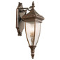 Preview: Elstead Venetian Rain Außen-Wandleuchte E14 2-fach Gebürstete Bronze IP44