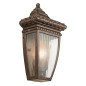Preview: Elstead Venetian Rain Außen-Wandleuchte E14 Gebürstete Bronze IP44