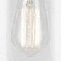 Preview: Elstead Winslow Deckenleuchte E27 Naturmessing Glas mit Luftbläschen