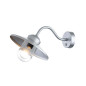 Preview: Elstead Klampenborg Außen-Wandleuchte Sensor E27 26cm Silber IP44