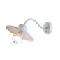Preview: Elstead Klampenborg Außen-Wandleuchte Sensor E27 26cm Weiss Silber IP44
