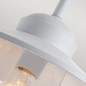 Preview: Elstead Klampenborg Außen-Wandleuchte Sensor E27 26cm Weiss Silber IP44