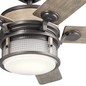 Preview: Elstead Ahrendale leiser Deckenventilator mit LED Licht Ø152cm IP44 Außenbereich + Fernbedienung