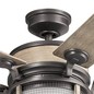 Preview: Elstead Ahrendale leiser Deckenventilator mit LED Licht Ø152cm IP44 Außenbereich + Fernbedienung