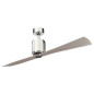Preview: Elstead Ferron leiser Deckenventilator Ø152cm DC-Motor + Fernbedienung Champagner klar