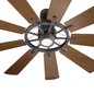 Preview: Elstead Gentry leiser Deckenventilator mit LED Licht Ø165cm DC-Motor Holz + Fernbedienung