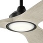 Preview: Elstead Imari leiser Deckenventilator mit LED Licht Ø165cm DC-Motor + Fernbedienung