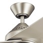 Preview: Elstead Jade leiser Deckenventilator mit LED Licht Ø152cm + Fernbedienung Silber