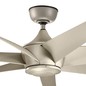Preview: Elstead Lehr leiser Deckenventilator Ø203cm DC-Motor IP44 Außenbereich + Fernbedienung