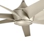 Preview: Elstead Lehr leiser Deckenventilator Ø203cm DC-Motor IP44 Außenbereich + Fernbedienung