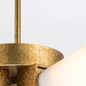 Preview: Elstead Kristy Deckenleuchte E27 4-fach Gebeiztes Gold Opal
