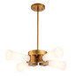 Preview: Elstead Kristy Deckenleuchte E27 4-fach Gebeiztes Gold Opal