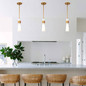 Preview: Elstead Kristy Pendelleuchte E27 Gebeiztes Gold Opal