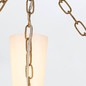Preview: Elstead Kristy Kronleuchter E27 3-fach Gebeiztes Gold Opal