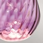 Preview: Elstead Lena Tischleuchte E27 61cm Pflaumenfarbenes Glas, Off-White-Farbton Grauweiß