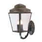 Preview: Elstead Mansion House Außen-Wandleuchte E14 3-fach Gealtertes Messing IP44