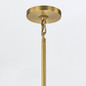 Preview: Elstead Marvele Kronleuchter E14 10-fach Gealtertes Messing Opal