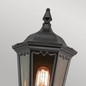 Preview: Elstead Medstead Außen-Wandleuchte E27 45cm Schwarz IP43
