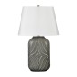 Preview: Elstead Muse Tischleuchte E27 Grau Weiß, Made in UK