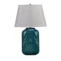 Preview: Elstead Muse Tischleuchte E27 Türkis Grau, Made in UK