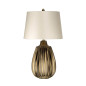 Preview: Elstead Newham Tischleuchte E27 55cm Bronze Keramik, Perlglanz Perlmuttsatin strukturiert