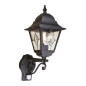 Preview: Elstead Norfolk Außen-Wandleuchte Sensor E27 47cm Schwarz IP43
