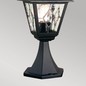 Preview: Elstead Norfolk Außen-Stehleuchte E27 44cm Schwarz IP43