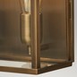 Preview: Elstead Old Bailey Außen-Wandleuchte E27 2-fach Gealtertes Messing IP44