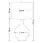 Preview: Elstead Orb Tischleuchte E27 Klar, Made in UK