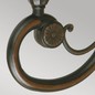 Preview: Elstead Philadelphia Außen-Wandleuchte E14 3-fach 64cm Alte Bronze IP44