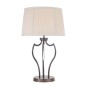 Preview: Elstead Pimlico Tischleuchte E27 Dunkle Bronze Elfenbein