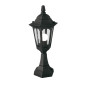 Preview: Elstead Parish Außen-Stehleuchte E27 45cm Schwarz IP44, Made in UK