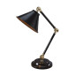 Preview: Elstead Provence Element Tischleuchte E27 Schwarz-Messing poliert