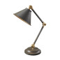 Preview: Elstead Provence Element Tischleuchte E27 Dunkelgrau, Altmessing