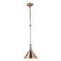 Preview: Elstead Provence Pendel- und Wandleuchte E27 Poliertes Kupfer