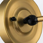 Preview: Elstead Provence Wandleuchte E27 Antik-Messing und mattschwarz Schwarz