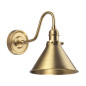 Preview: Elstead Provence Wandleuchte E27 28cm Gealtertes Messing