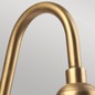 Preview: Elstead Provence Wandleuchte E27 28cm Gealtertes Messing