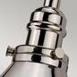Preview: Elstead Provence Wandleuchte E27 28cm Poliertes Nickel