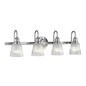 Preview: Elstead Addison LED Wandleuchte G9 4-fach Poliertes Chrom Klar IP44