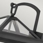 Preview: Elstead Alford Place Außen-Außenwandleuchte E14 2-fach 46cm Museum Schwarz Klar IP44