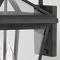 Preview: Elstead Alford Place Außen-Außenwandleuchte E14 2-fach 46cm Museum Schwarz Klar IP44