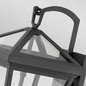 Preview: Elstead Alford Place Außen-Außenwandleuchte E14 2-fach 37cm Museum Schwarz Klar IP44